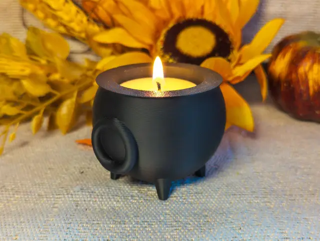 Cauldron Tea light Holder — modelo 3D