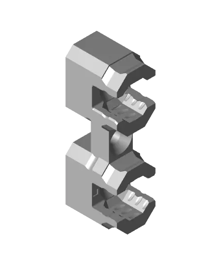 15 mm - Quad Offset Snaps (DS Part A) — modelo 3D