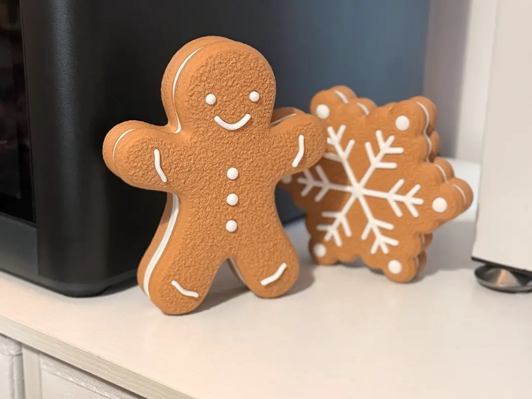 Gingerbread Man Christmas Cookie No AMS Needed — modelo 3D