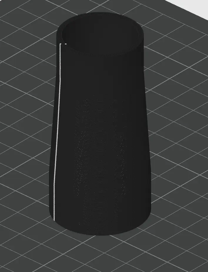 30mm to 35mm Vacuum adapter — modelo 3D