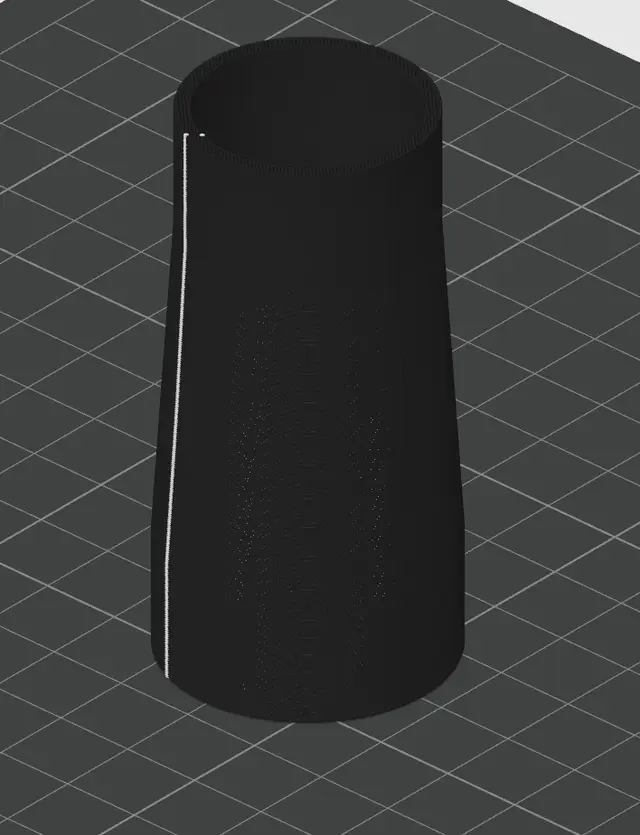 30mm to 35mm Vacuum adapter — modelo 3D