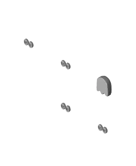 Arcade Game Ghost Clicker — modelo 3D