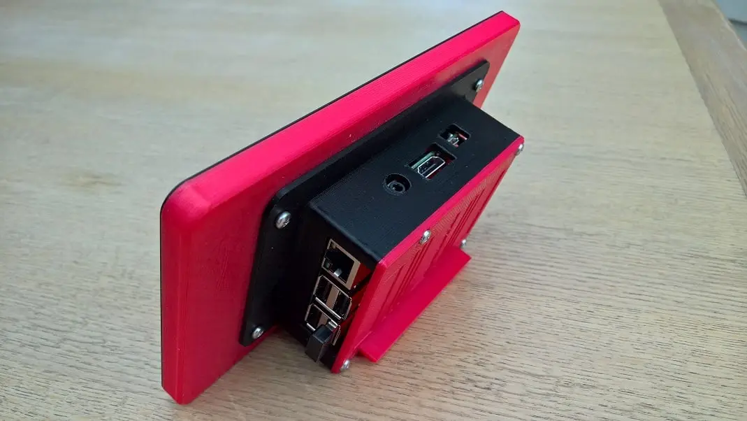 Raspberry Pi 7 Inch Touchscreen display case — modelo 3D