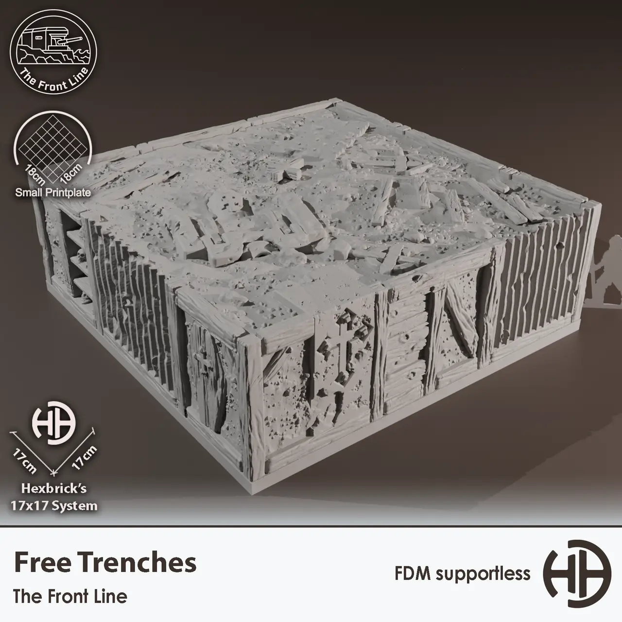 Trenches Free — modelo 3D