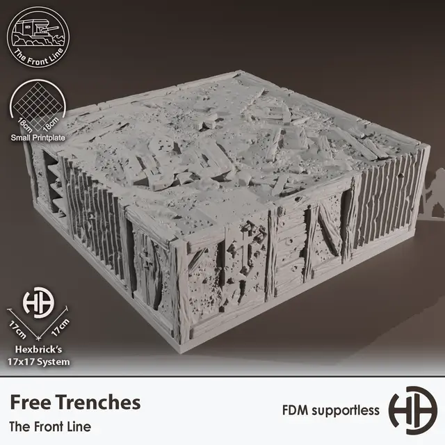 Trenches Free — modelo 3D