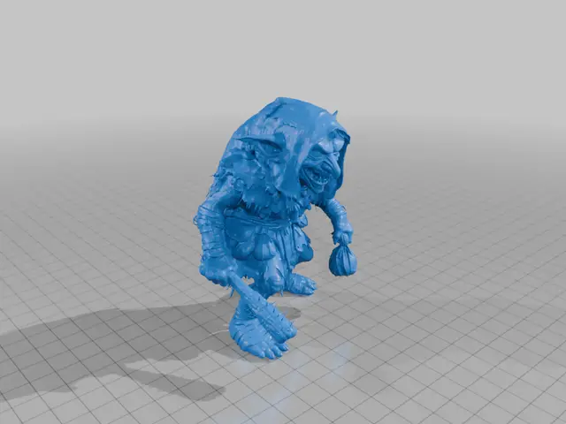 AI TRIPO fantasy creature 99 3d model — modelo 3D