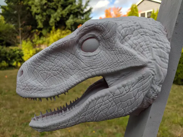 Velociraptor Head For Wall (Large) — modelo 3D