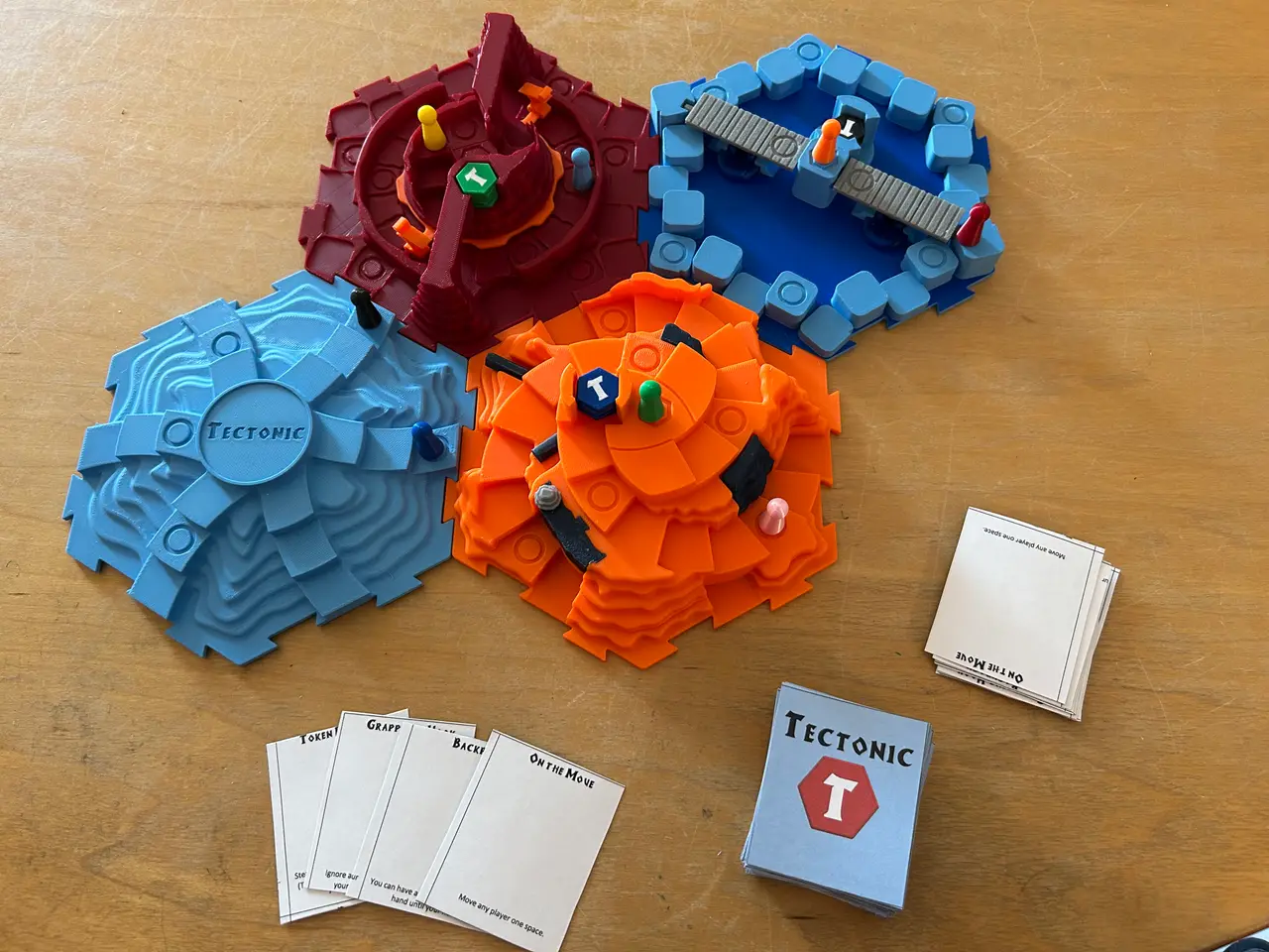 Tectonic - 3D Printed Adventure Boardgame — modelo 3D