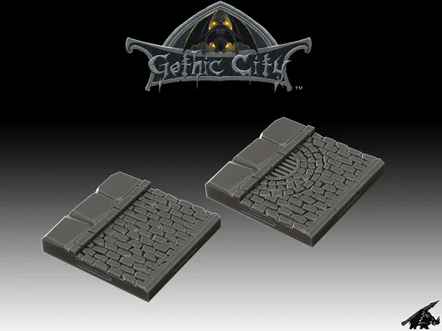Tilescape GOTHIC CITY Street Tiles - Our New KICKSTARTER is Now LIVE!!!! — modelo 3D