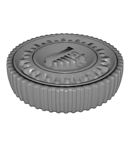 Fidget Medal Trophy (customize and spin!) — modelo 3D