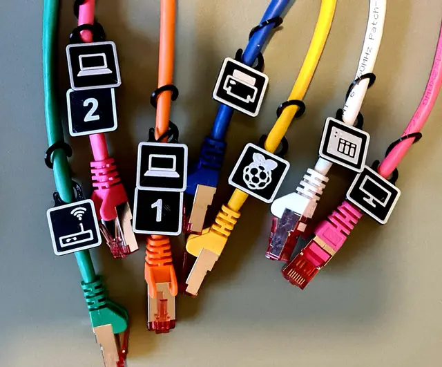 Cable Tag Set — modelo 3D