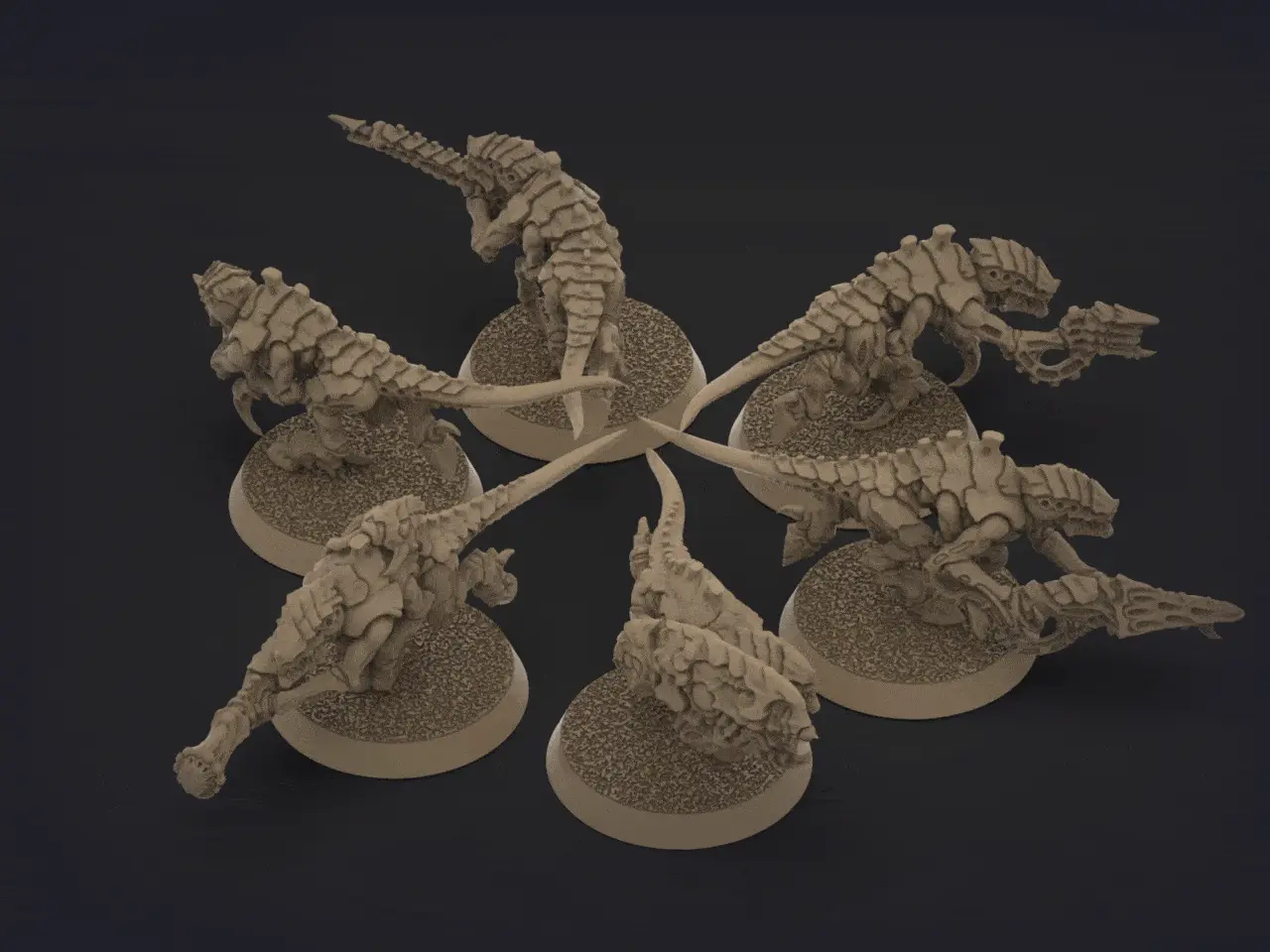 ORIGINAL PLASTIC MODERN TERMAGANTS FREE SET — modelo 3D