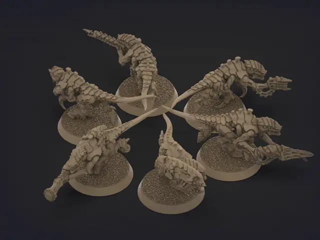 ORIGINAL PLASTIC MODERN TERMAGANTS FREE SET — modelo 3D