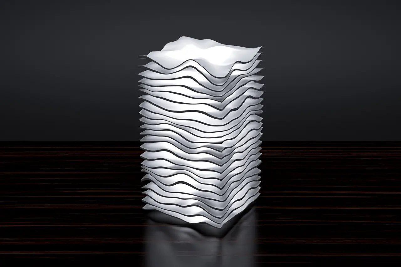 WAVE lamp 1 — modelo 3D