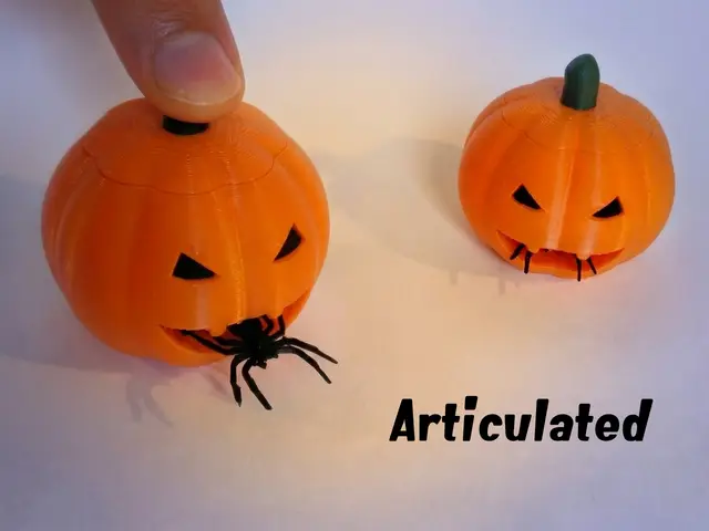 Pumpkin with a Spider POPPING out — modelo 3D