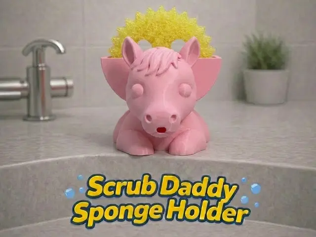 Zuri the Horse Scrub Daddy Holder — modelo 3D