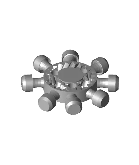 Gear Bearing Fidget Spinner — modelo 3D