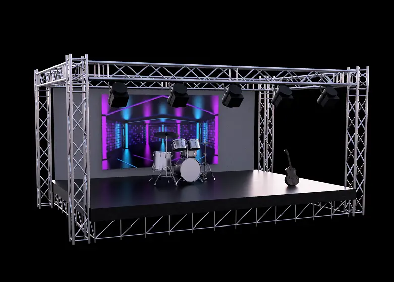 Rock Concert Stage — modelo 3D