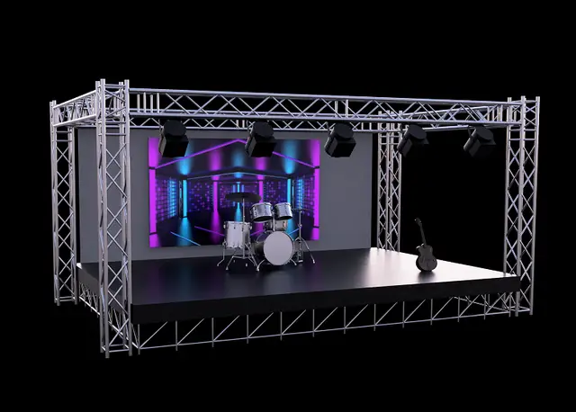 Rock Concert Stage — modelo 3D