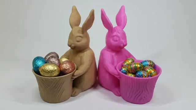 Easter Bunny Toy/Pot/Planter — modelo 3D