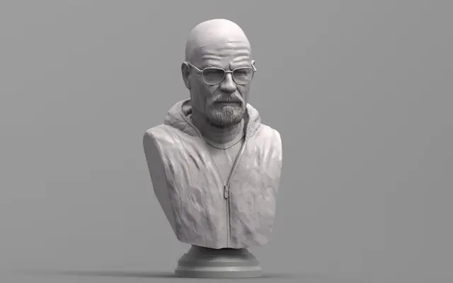 Walter White bust — modelo 3D