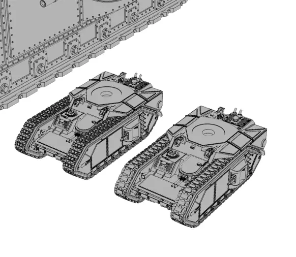Epic Scale Macho Reese Heavy Tank — modelo 3D