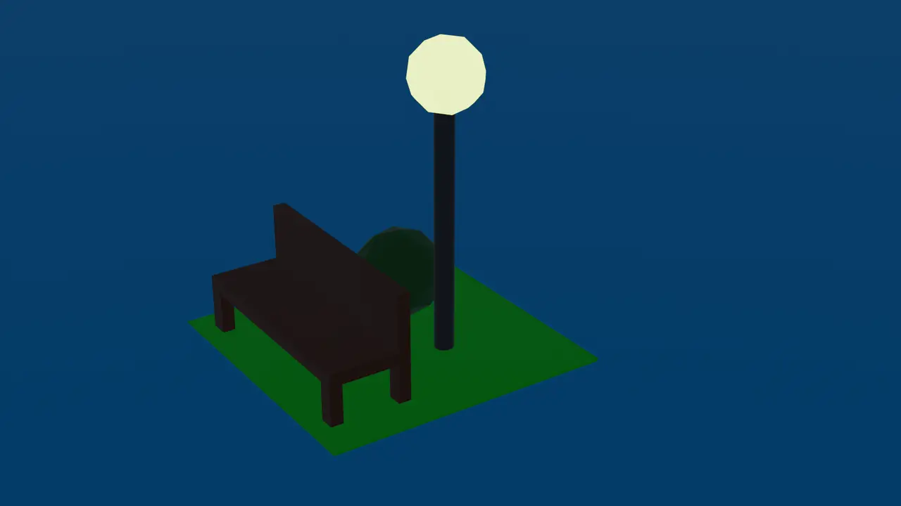 Park_bench_Diorama.stl — modelo 3D