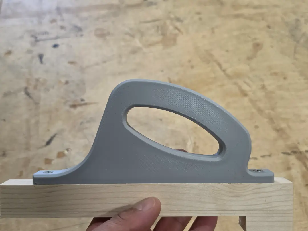 table saw push block — modelo 3D