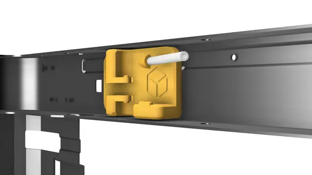 Bambu Lab P1P cable chain bracket for stock chain — modelo 3D