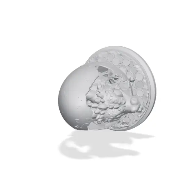 Baby Dragon Egg | Multicolour & Single Colour — modelo 3D