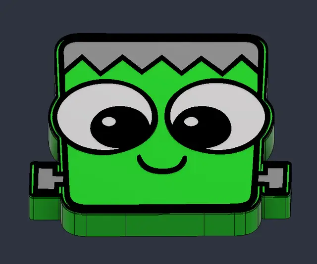 🧟‍♂️ HALLOWEEN BOX #08 – FRANKENSTEIN — modelo 3D