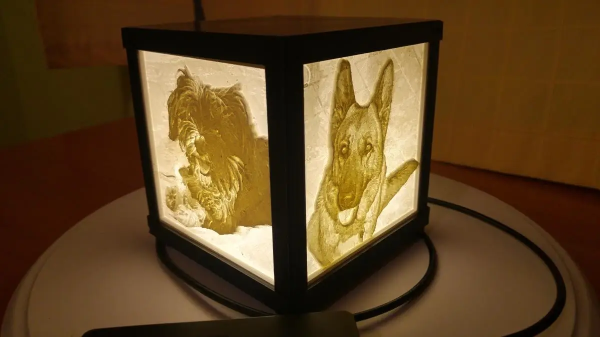 Litophane lamp — modelo 3D