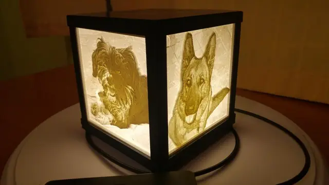 Litophane lamp — modelo 3D