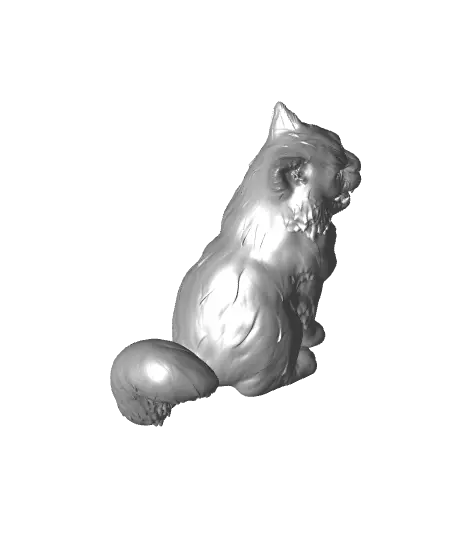 Angry cat — modelo 3D