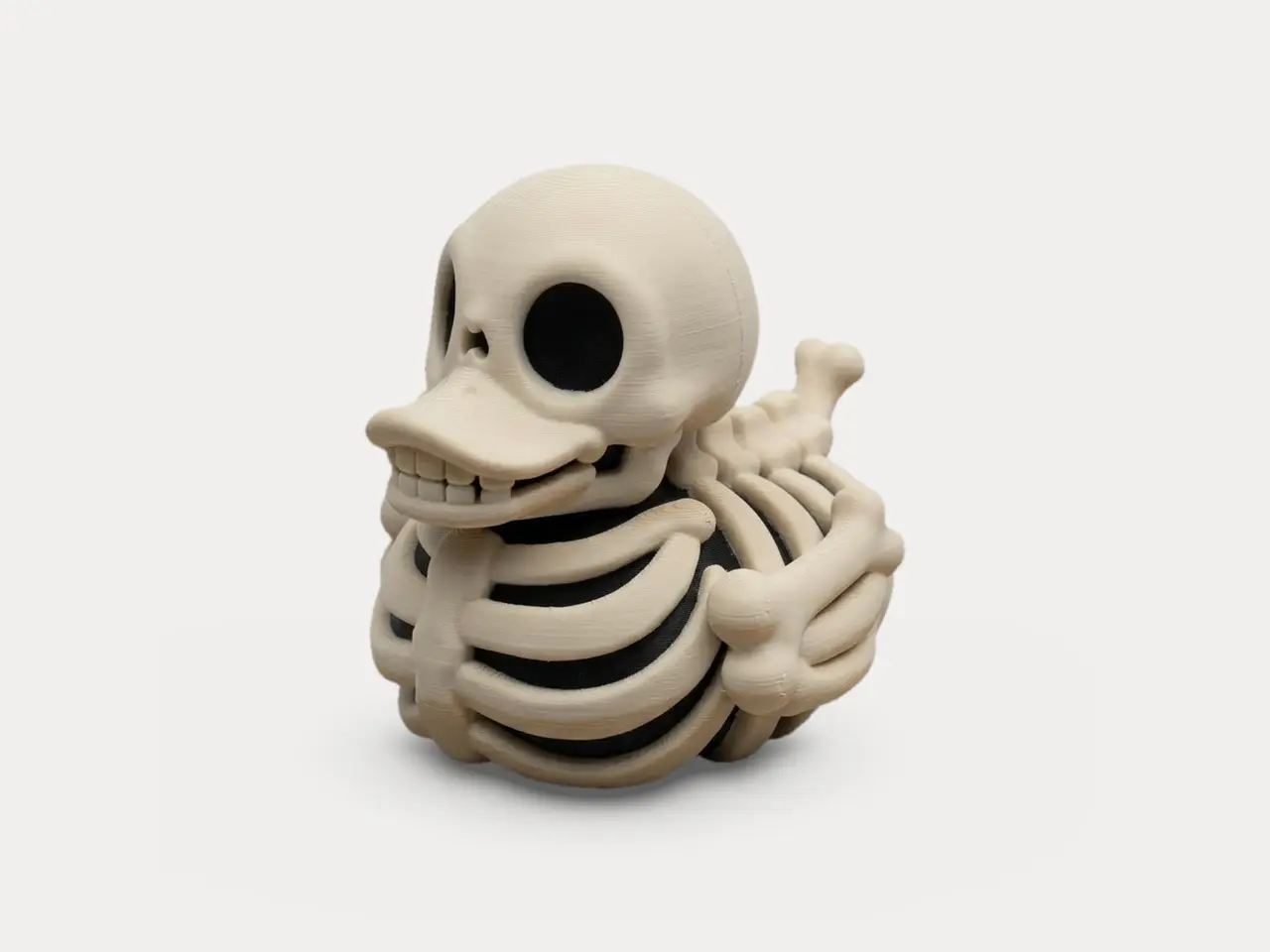 Bonehead Rubber Duck - Horror Figurine — modelo 3D