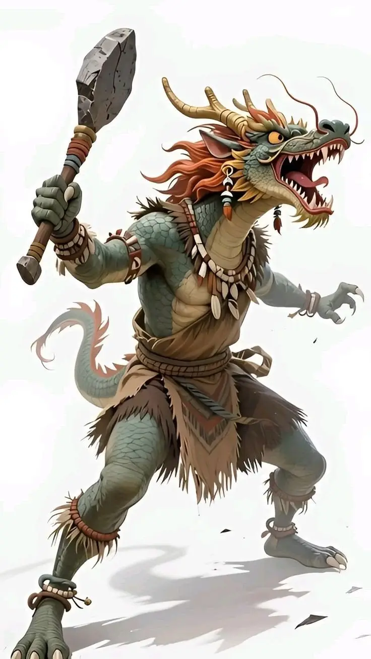 The symbols of the Chinese horoscope (Dragon) — modelo 3D