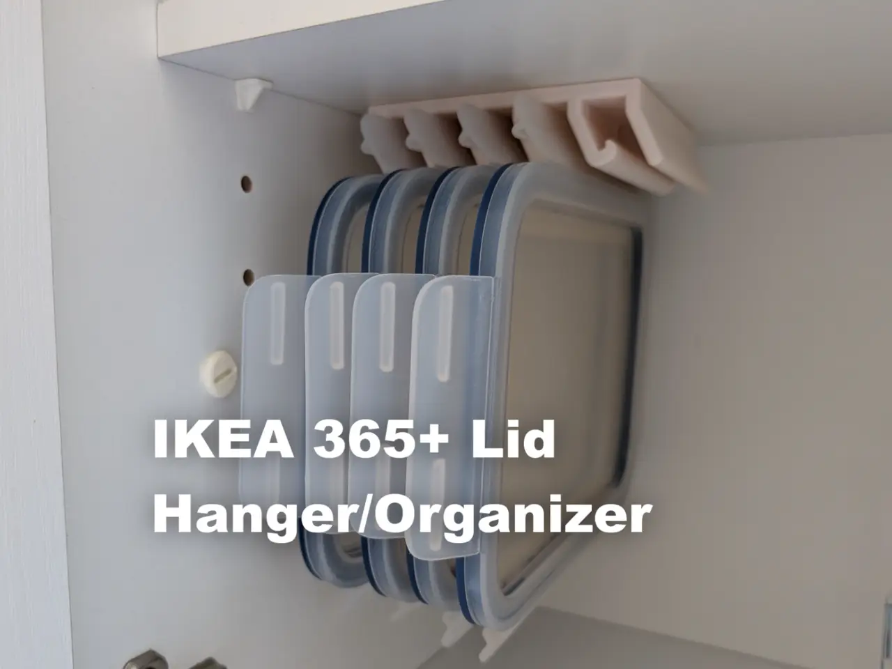Ikea 365+ Plastic Lid Hanger / Organizer — modelo 3D