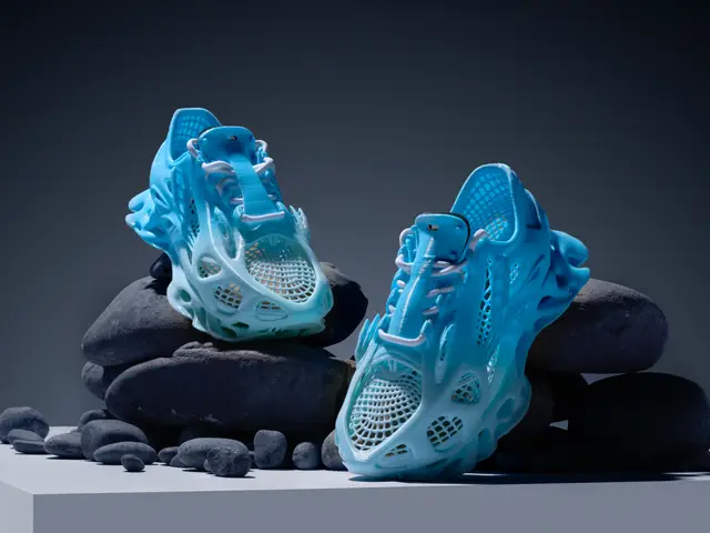 Whaleberry - a 3D printed thick-soled casual shoe — modelo 3D