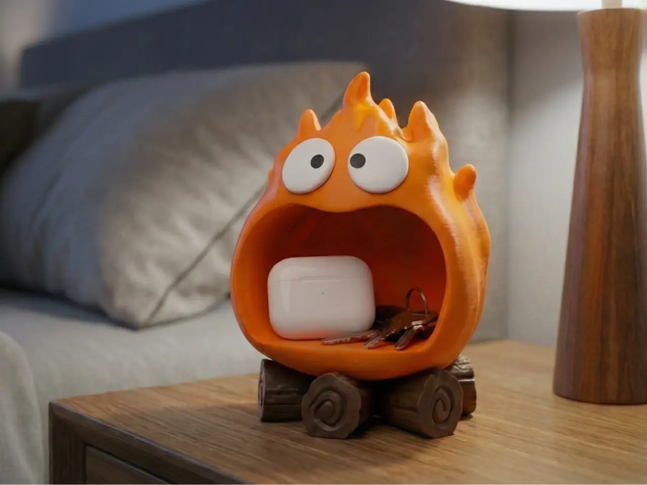 Ghibli Calcifer Fire Accessory & Key Holder Tray — modelo 3D