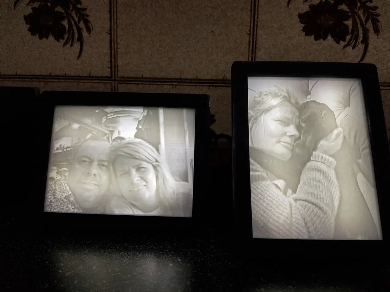 Lithophane Light Box / Frame for 120mm - 90mm Lithophanes — modelo 3D