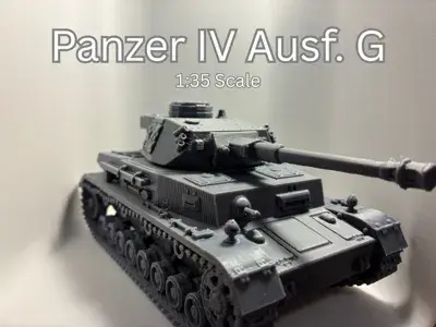 Panzer IV - Ausf. G. 1:35 scale — modelo 3D