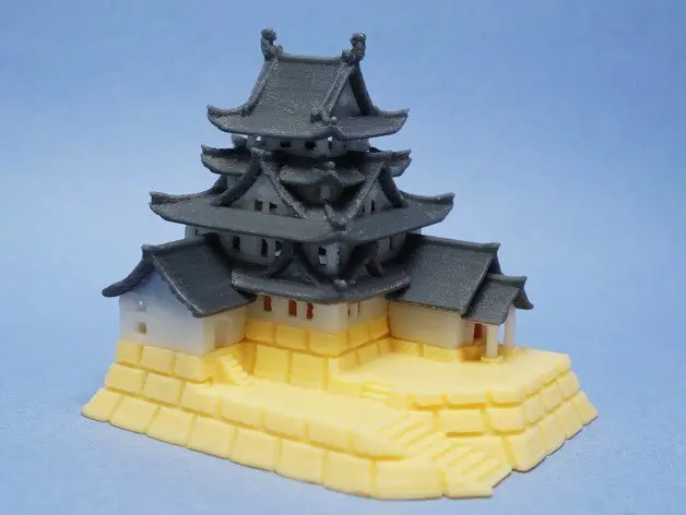 Oogaki Castle — modelo 3D