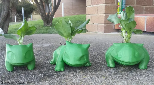 High Poly Bulbasaur Planter — modelo 3D