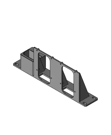 JetKVM Raspberry Pi 10" Rack Mount — modelo 3D