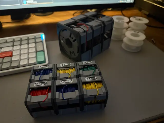 Cable Spool Holder Gridfinity (small) — modelo 3D