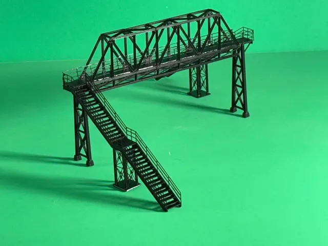 #HOChallenge PEDESTRIAN CROSSOVER BRIDGE 1:87 HO SCALE — modelo 3D