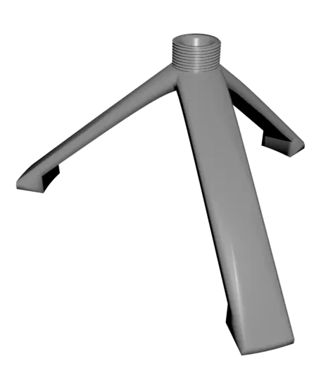 Mini mic tripod for 5/8" (US) thread — modelo 3D