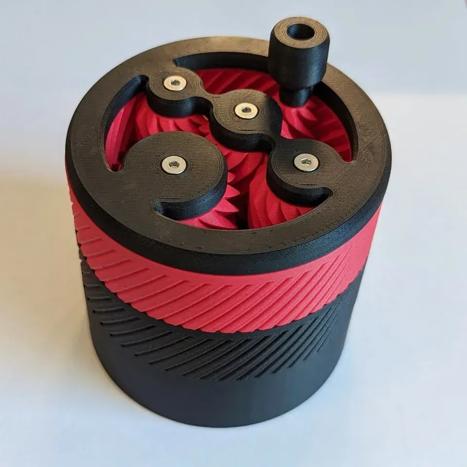 Umikot (54mm Version) - Planetary Gear Spirograph Espresso WDT Tool — modelo 3D