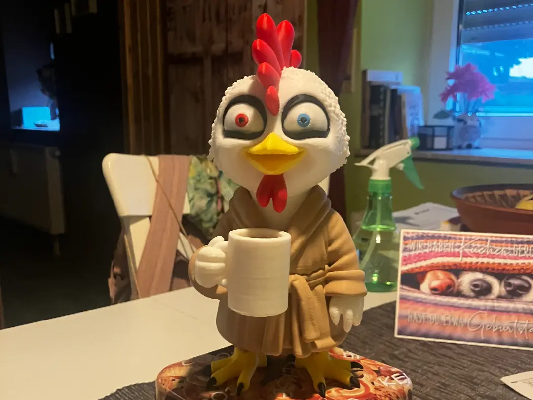 Huhn Gute Laune am Morgen — modelo 3D