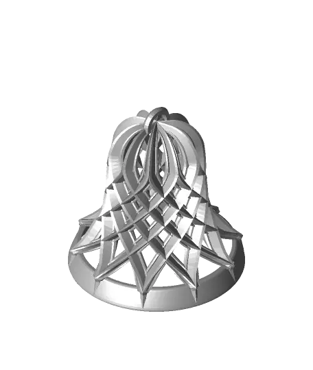 Open Lattice Christmas Bell — modelo 3D